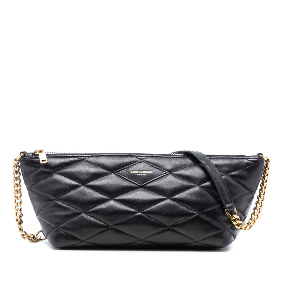 Pre-owned Saint Laurent Mini Quilted Lambskin Sade Shoulder Bag Ladies XV089QJDDXKJZS37