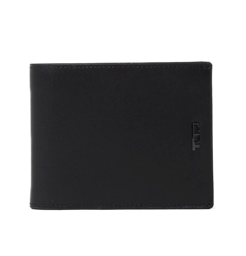 Tumi Black Smooth Global Wallet With Coin Pocket ModeSens
