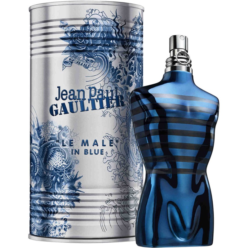 Jean Paul Gaultier Mens Le Male In Blue EDP Spray 4.2 oz Fragrances 8435415114363