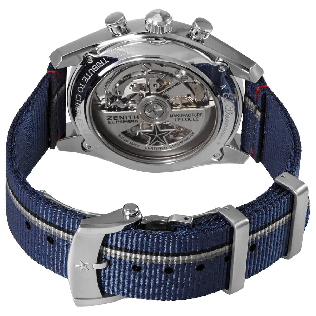 Shop Zenith Chronomaster Chronograph Automatic Watch 03.20416.4061/51.c802 In Blue