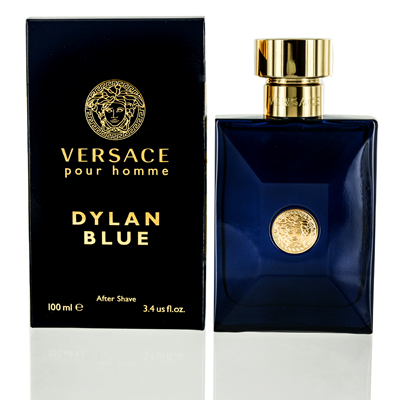 Versace Dylan Blue By  After Shave Lotion 3.4 oz (100 Ml) (m) In Black,blue,purple