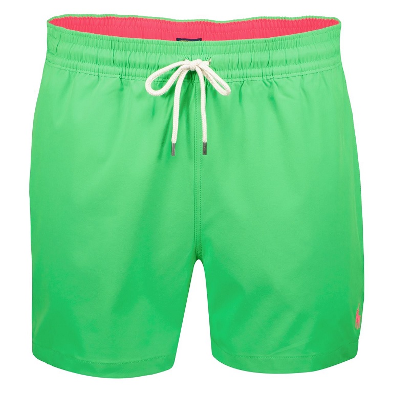 POLO RALPH LAUREN POLO RALPH LAUREN MENS GREEN TRAVELER SWIM SHORTS