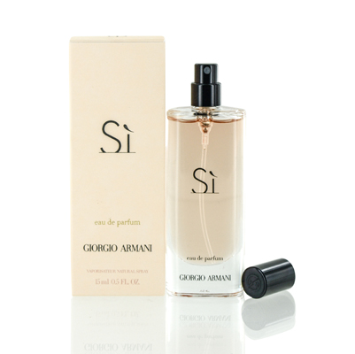 Giorgio Armani Si /  Edp Spray 0.5 oz (15 Ml) (w) In Black,pink