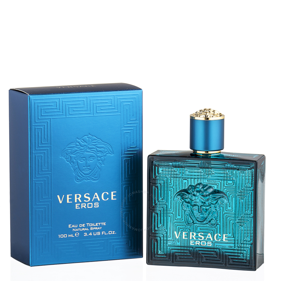 Versace Eros / Edt Spray 3.4 oz (m) (100 Ml) In Green