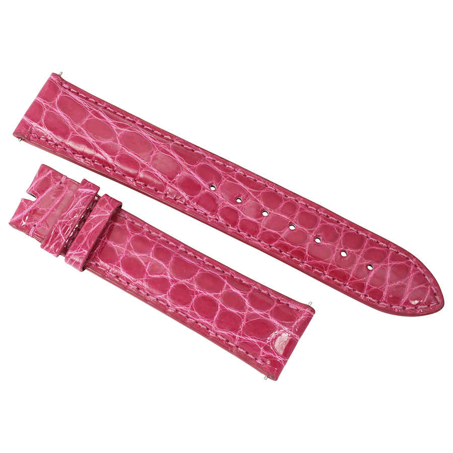 Hadley Roma 20mm Hot Pink Alligator Leather Strap