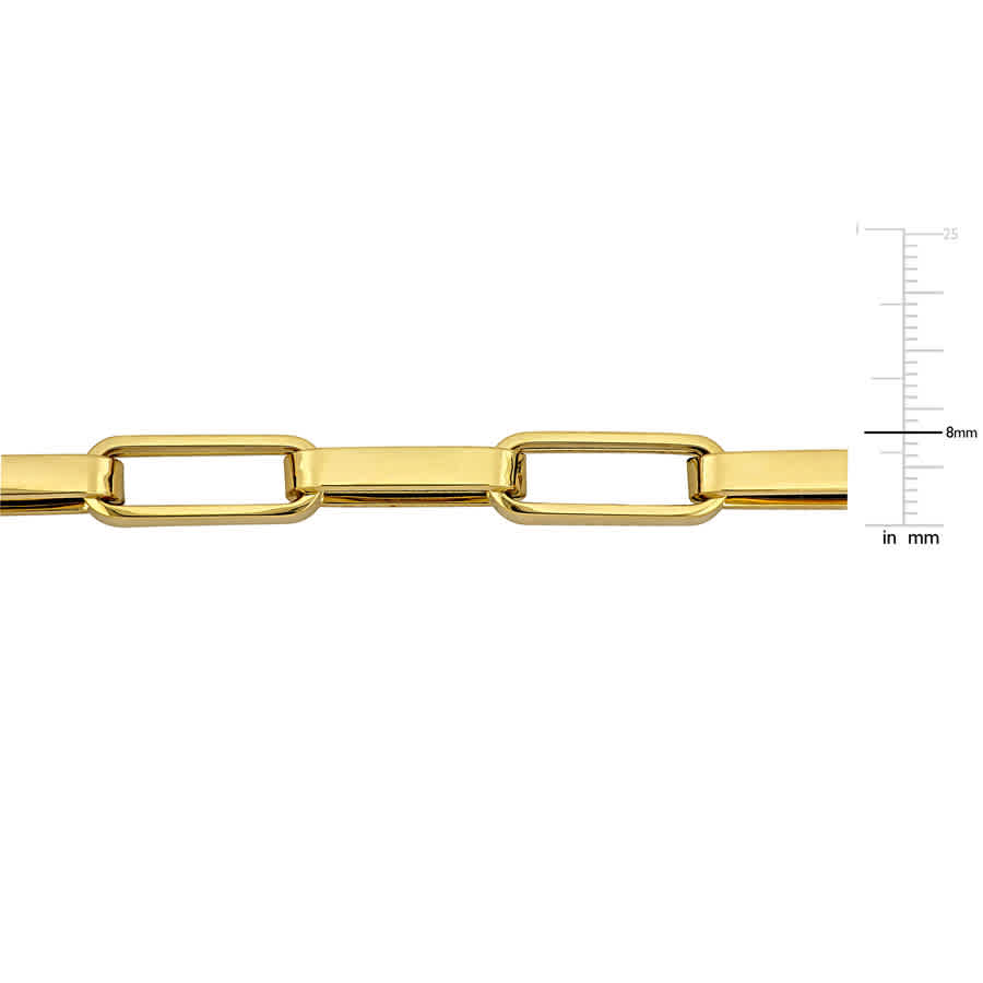 Shop Amour Alternate Link Bracelet In 14k Yellow Gold - 8 In.