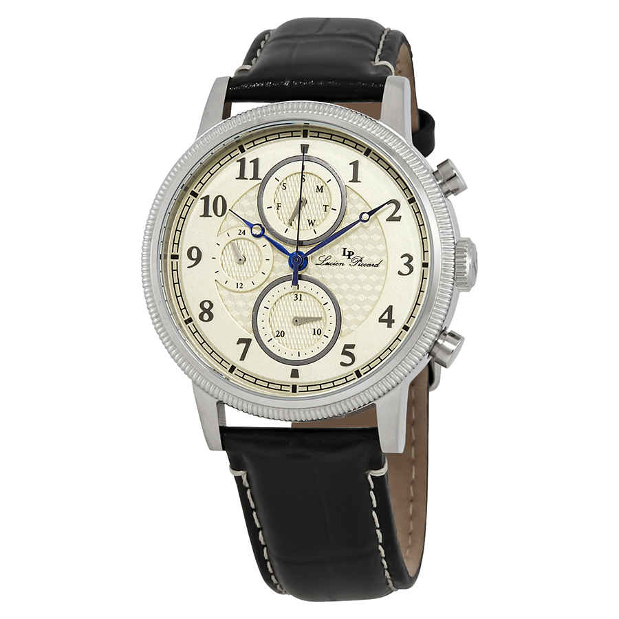 Lucien Piccard Holden Quartz Beige Dial Mens Watch Lp-28017mf-020 In Beige,black,blue,silver Tone