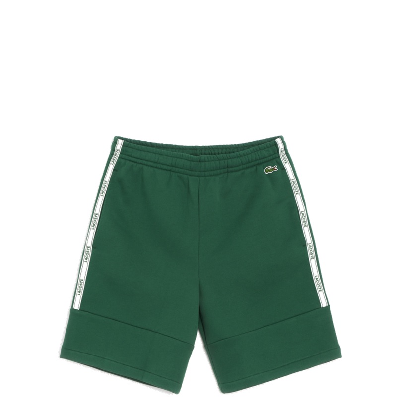 Lacoste Men's Branded Bands Fleece Shorts