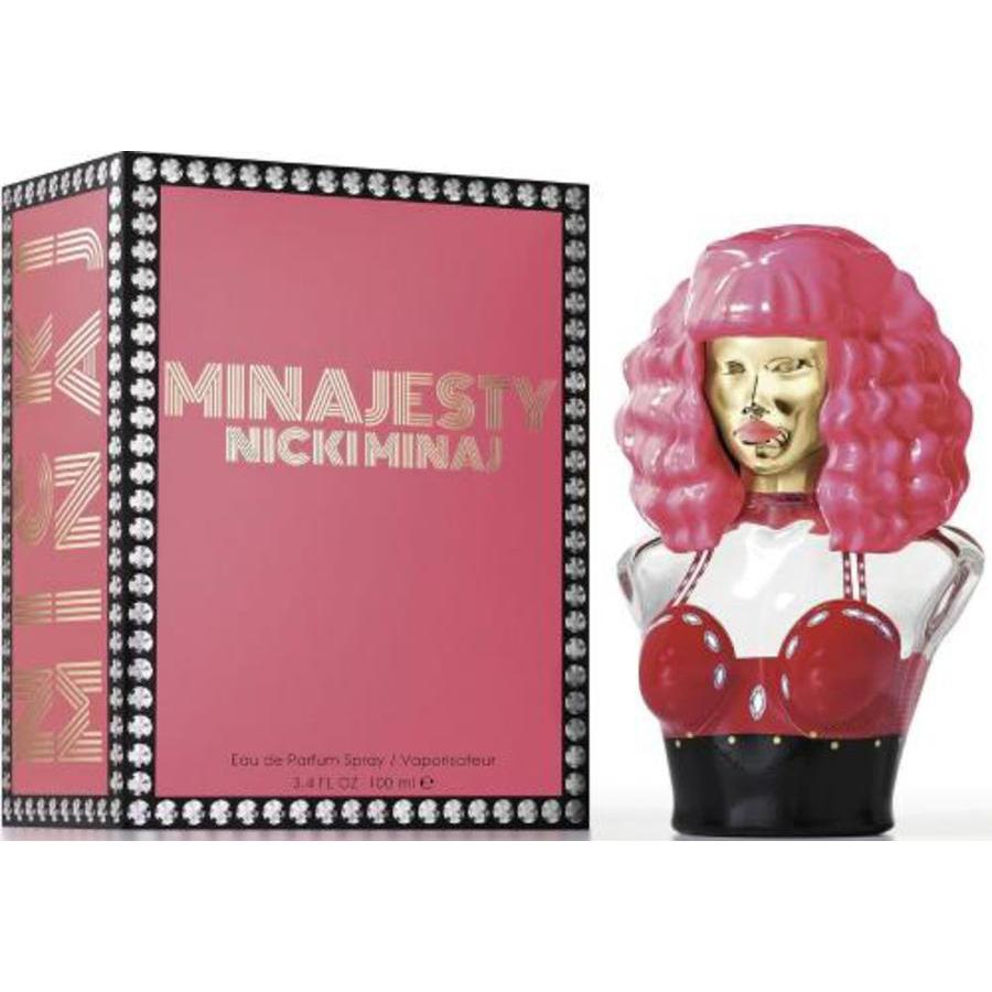 Nicki Minaj Ladies Minajesty Edp Spray 3.4 oz Fragrances 812256023999 In Lemon / Pink / White