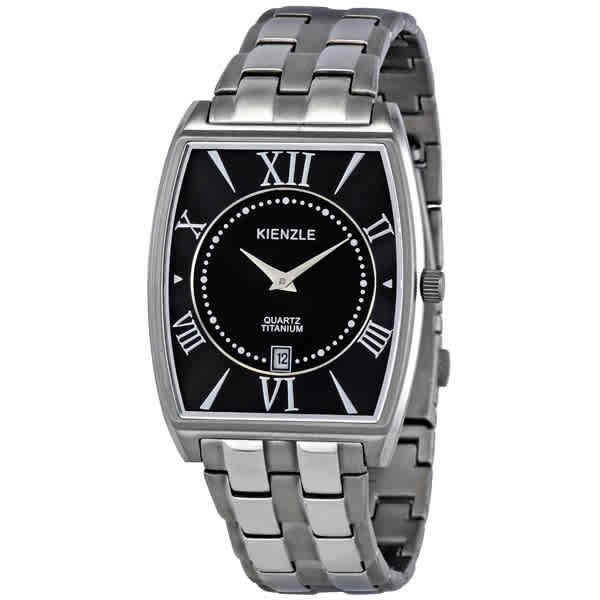KIENZLE KLASSIK BLACK DIAL TITANIUM MENS WATCH V81091343250