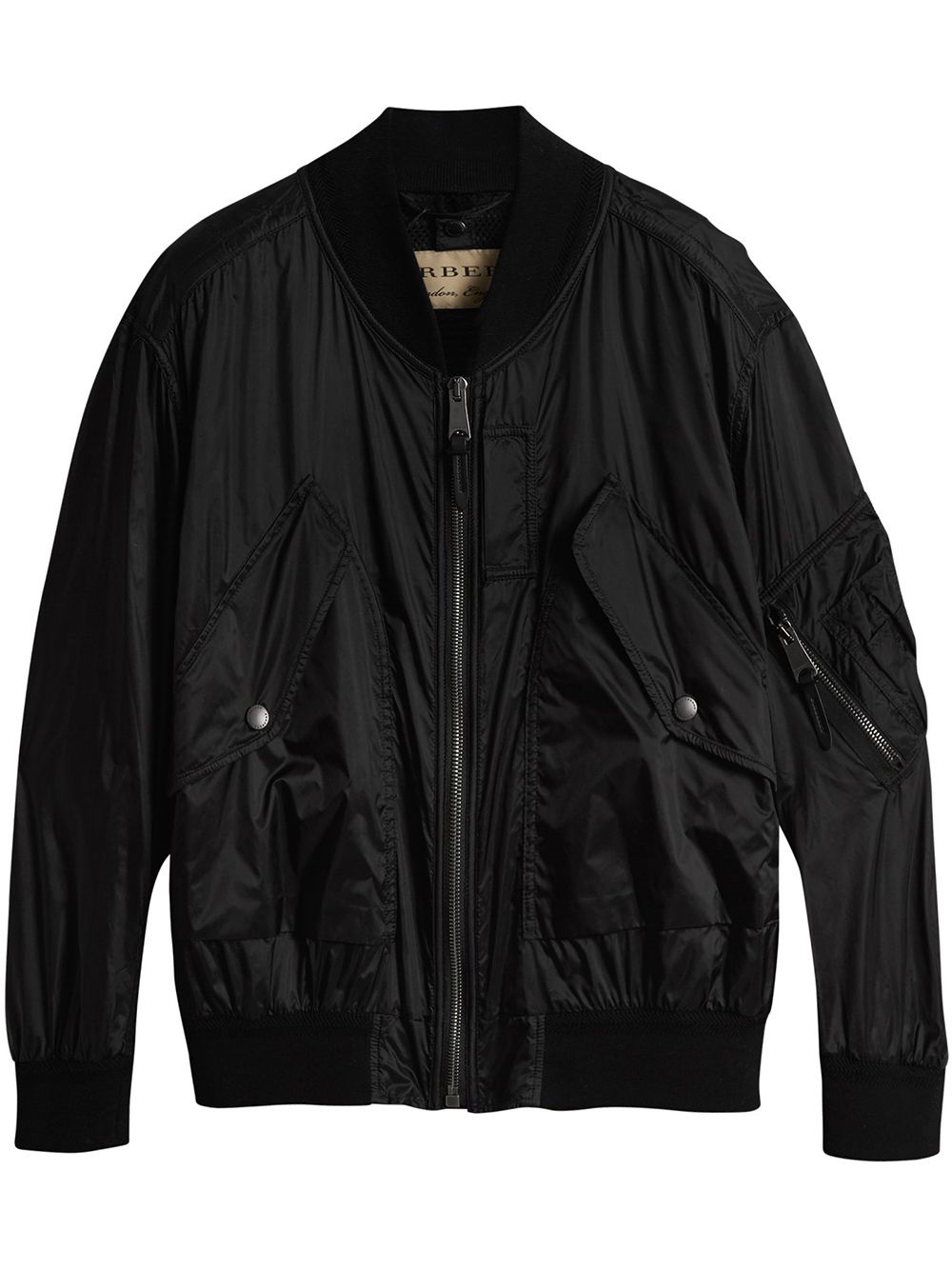 burberry black bomber jacket