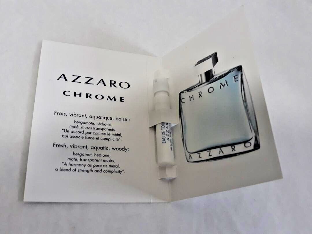 Azzaro Chrome /  Edp Spray 0.04 oz (1.2 Ml) (m) In Chrome / Green