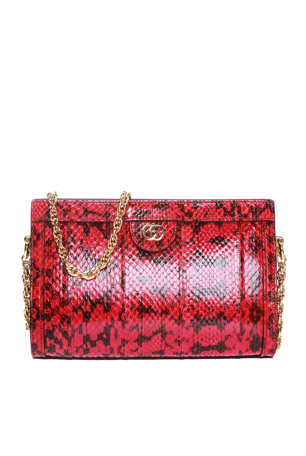 GUCCI SMALL SNAKE SKIN SHOULDER BAG