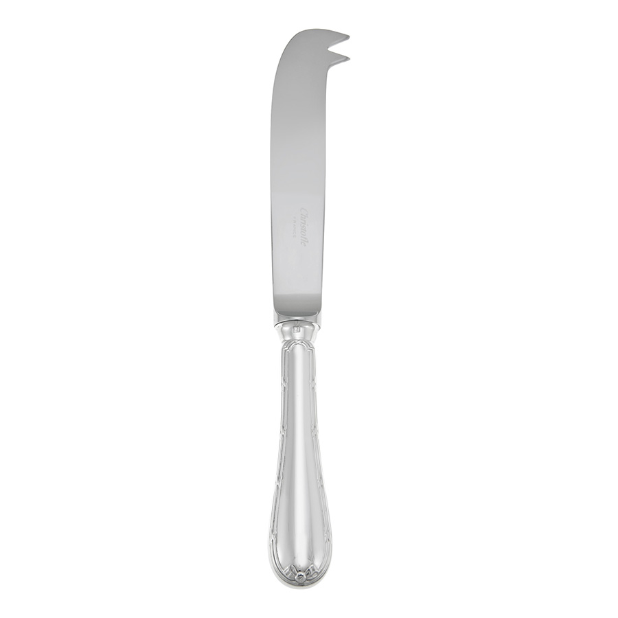 Christofle Silver Plated Rubans Cheese Knife 0024-028 In Silver
