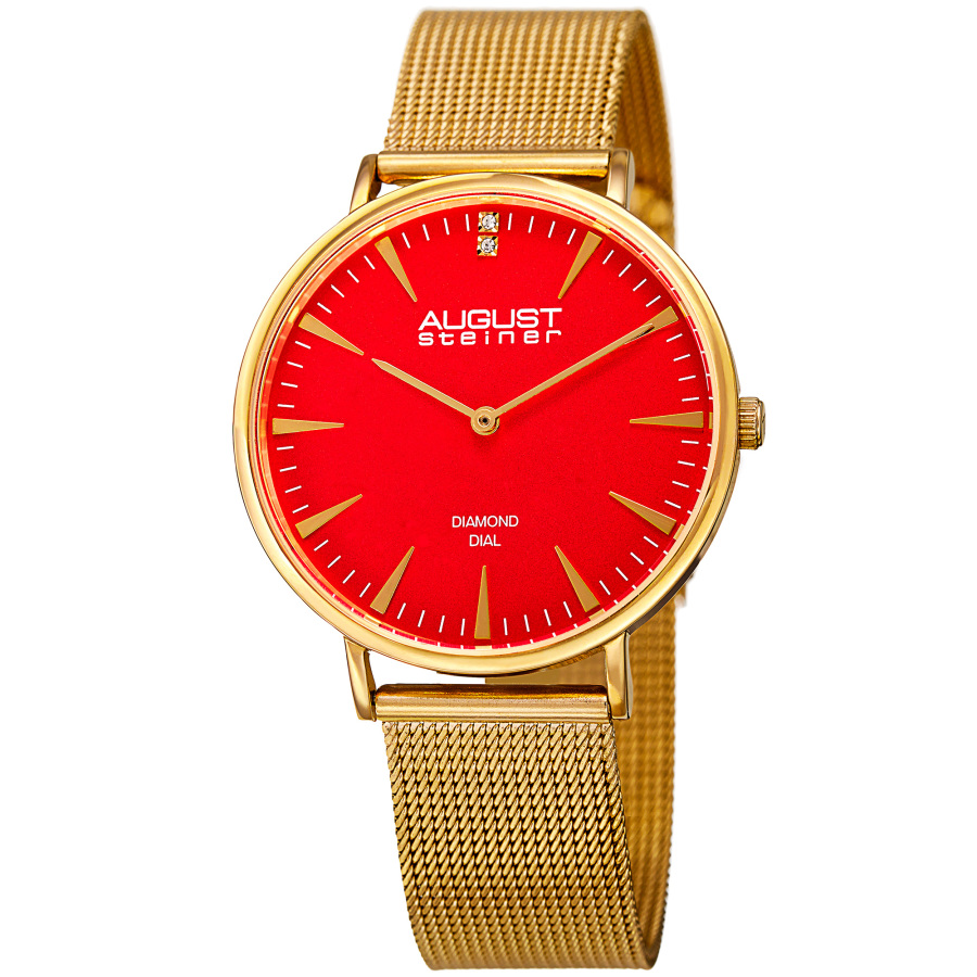 August steiner diamond dial watch hot sale