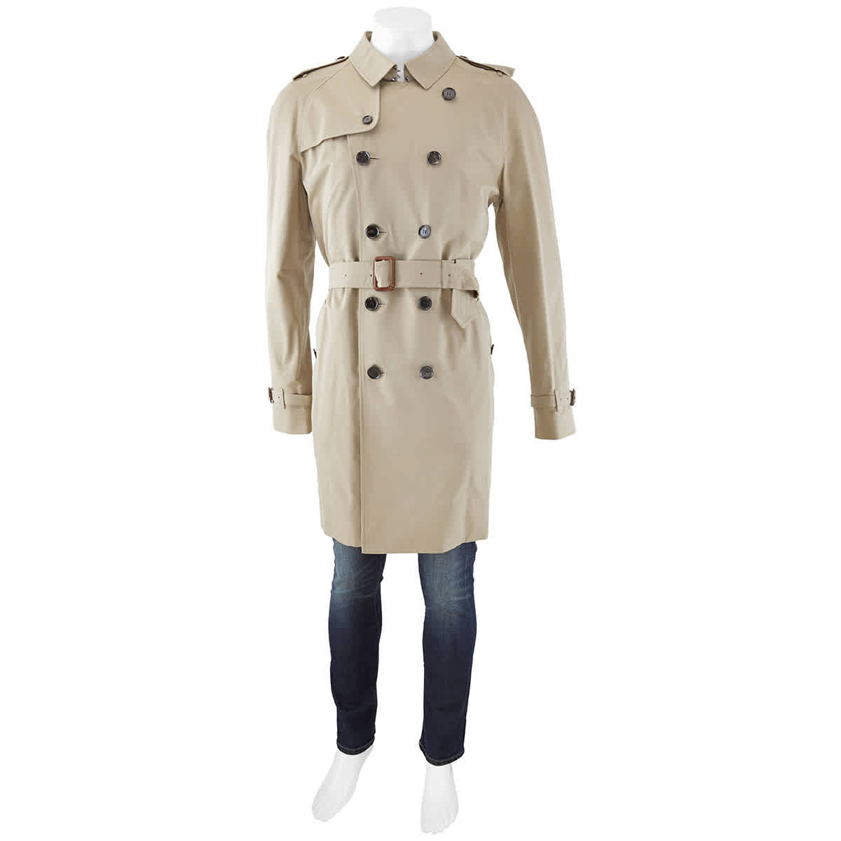cotton gabardine trench coat
