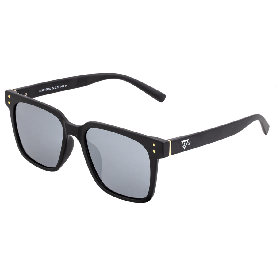 Shop Sixty One Capri Mirror Coating Square Unisex Sunglasses Sixs109sl In Multi-color