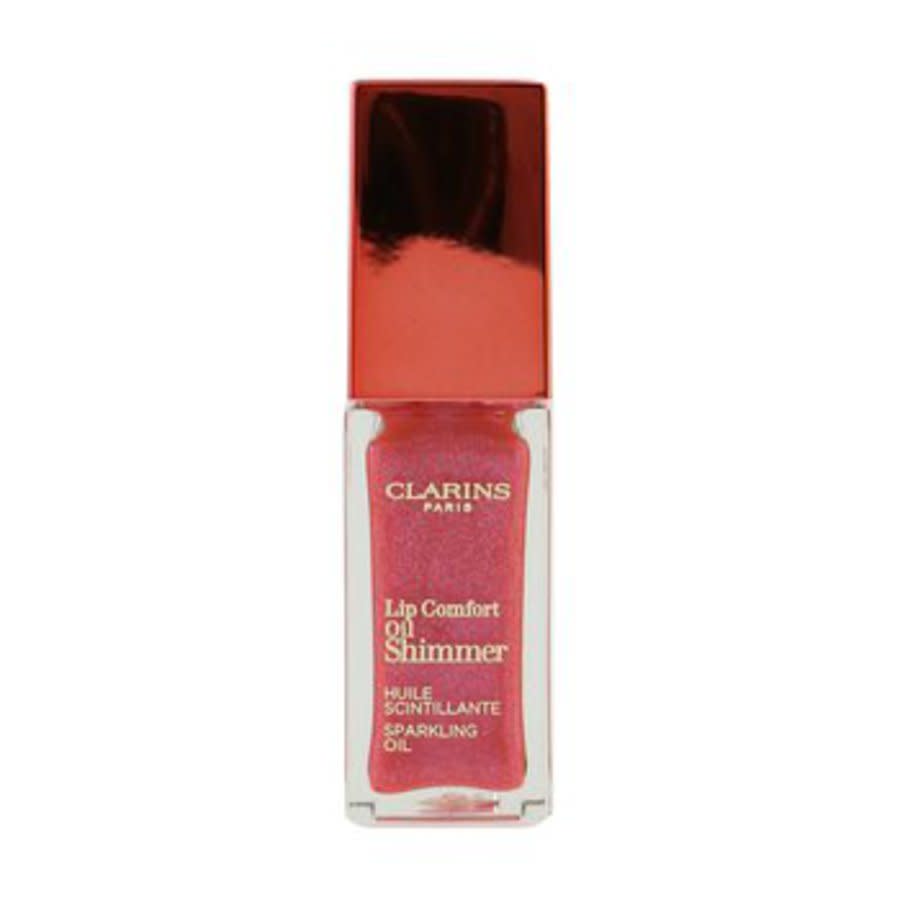 Clarins Lip Comfort Oil Shimmer 0.2 oz # 06 Pop Coral Makeup 3380810447729 In Pink