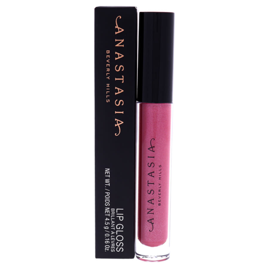 Anastasia Beverly Hills Lip Gloss - Metallic Rose By  For Women - 0.16 oz Lip Gloss In Pink,silver Tone
