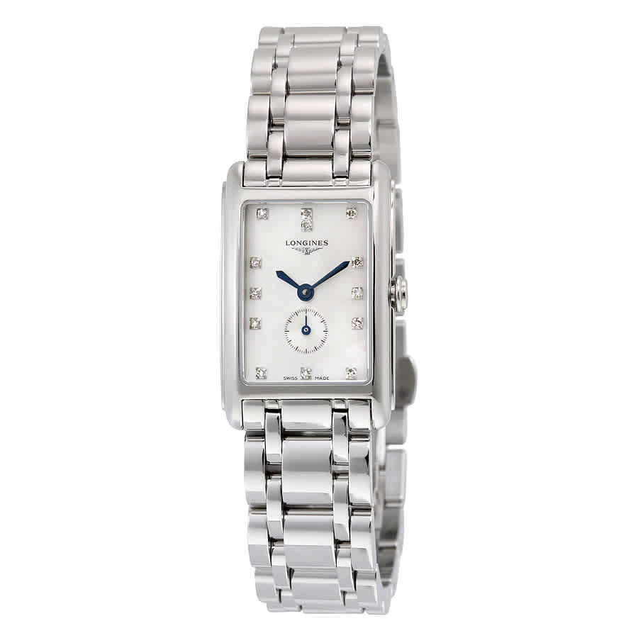 Longines Dolce Vita Mother Of Pearl Dial Ladies Watch L52554876 In Blue / Mop / Mother Of Pearl