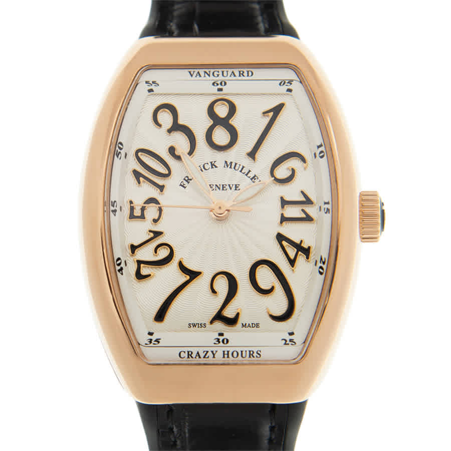 Shop Franck Muller Crazy Hours Automatic White Dial Unisex Watch V32ch(5nnr) In Black / Gold / Gold Tone / Rose / Rose Gold / Rose Gold Tone / White