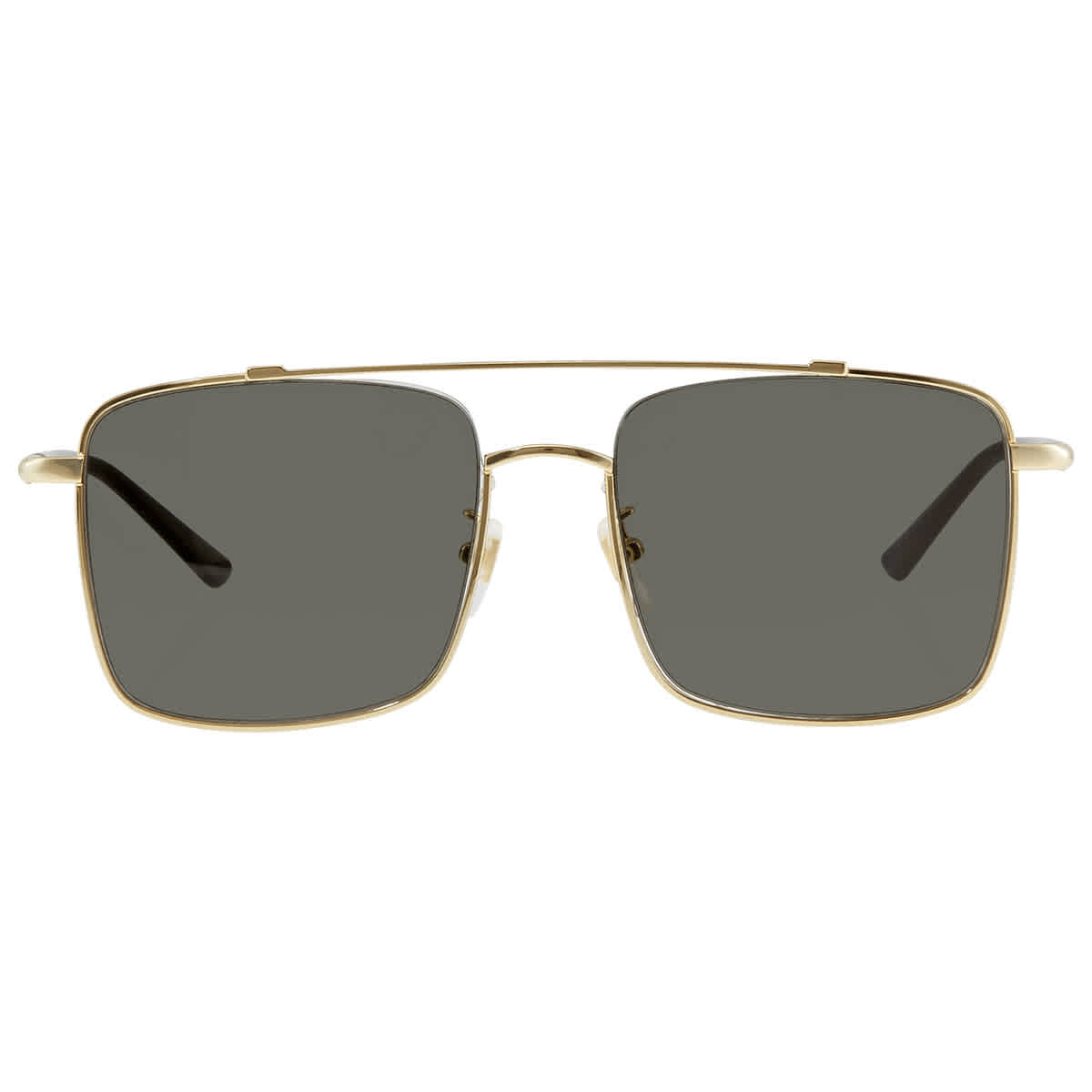 Gucci Green Square Sunglasses Gg0610sk 001 56 In Gold / Green