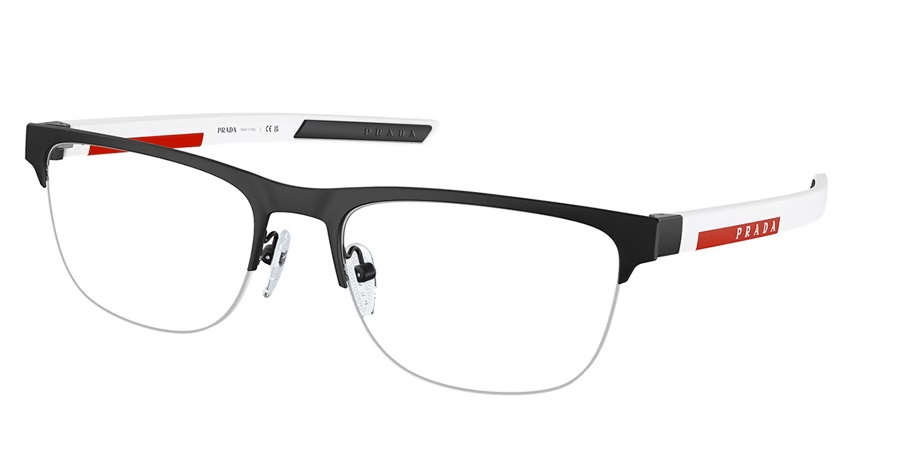 Prada Linea Rossa Demo Pilot Mens Eyeglasses PS 51QV DG01O1 57