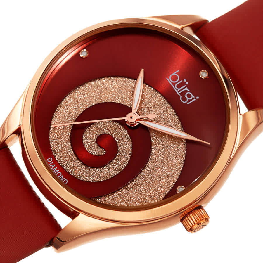 Burgi watches red cheap