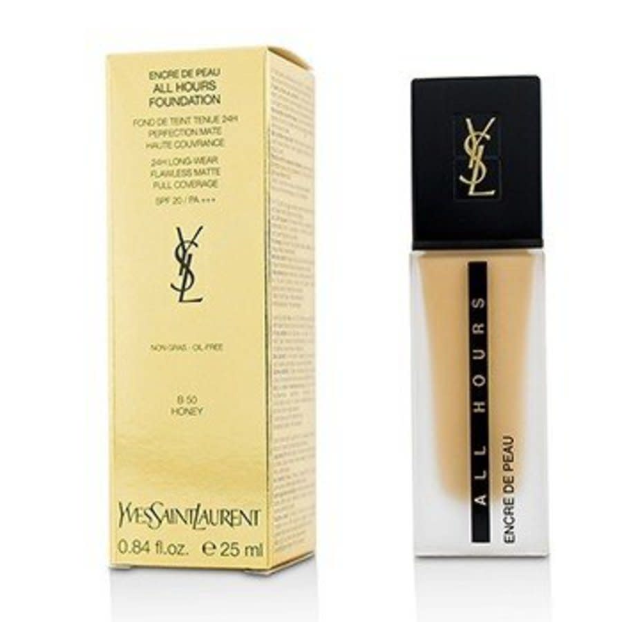 Saint Laurent - All Hours Foundation Spf 20 - # B50 Honey 25ml/0.84oz In Yellow