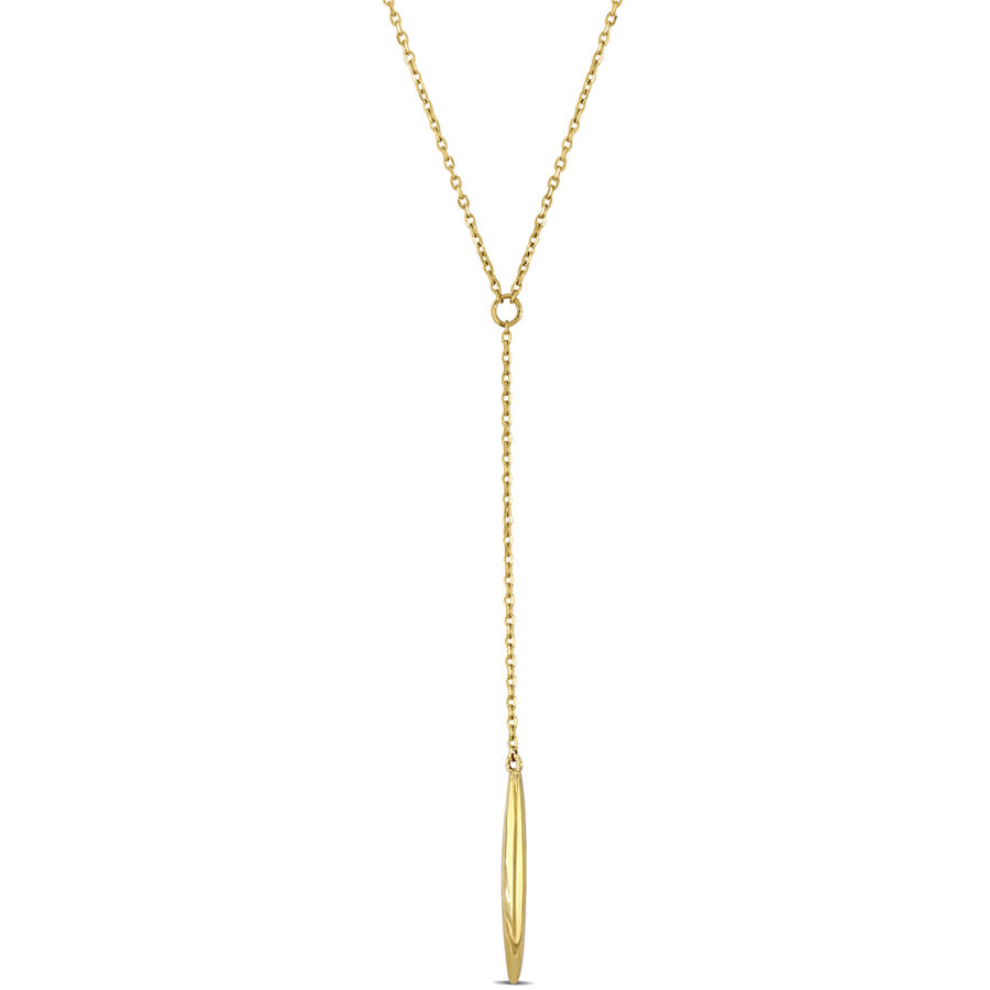 Amour Lariat Necklace In 14k Yellow Gold In Yellow