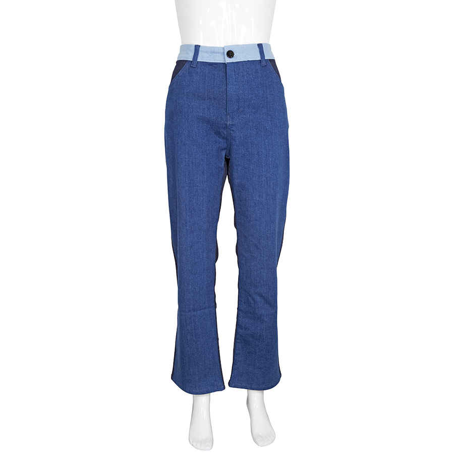 Victoria Beckham Ladies Pants Light Blue Cali Jean