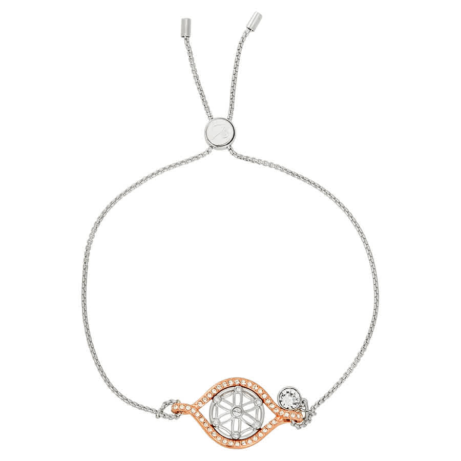 Swarovski Humanist Flower Of Life Bracelet In Gold Tone,pink,rose Gold Tone,silver Tone