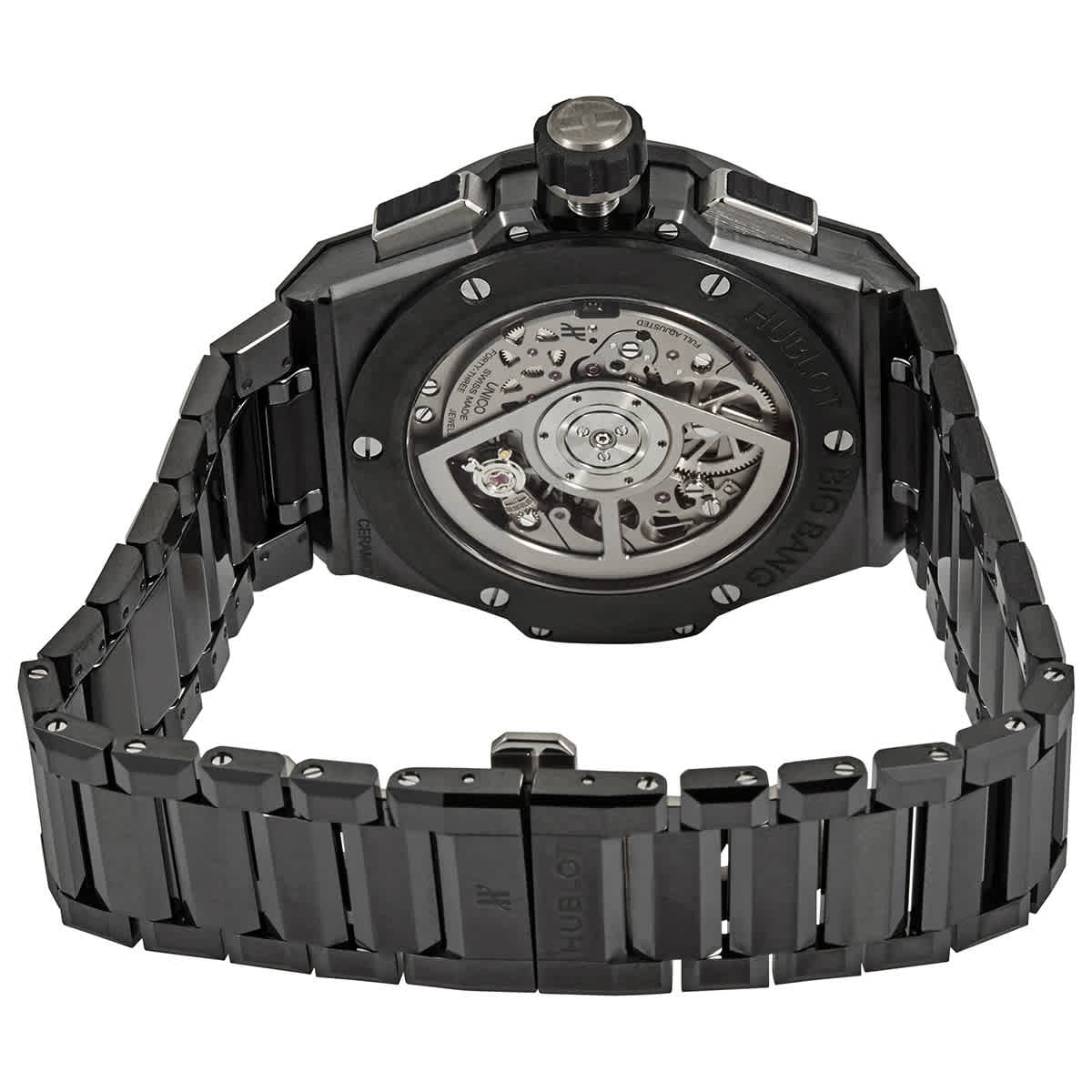 Shop Hublot Big Bang Integral Chronograph Skeleton Dial Men's Watch 451.cx.1170.cx In Black / Skeleton