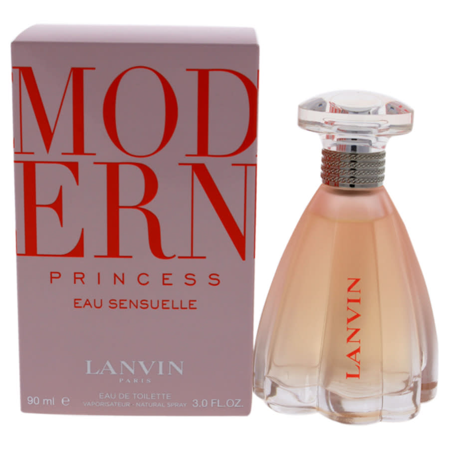 Lanvin Ladies Modern Princess Eau Sensuelle Edt Spray 3 oz (90 Ml) In Pink / White