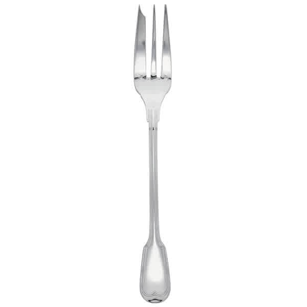 Christofle Silver Plated Chinon Serving Fork 0027-007 In Silver