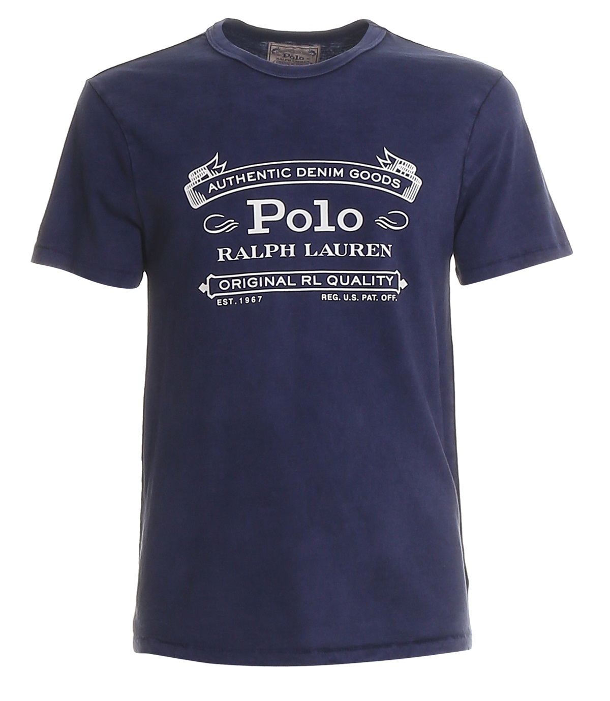 Polo Ralph Lauren Vintage Logo Print Jersey T-shirt In Blue