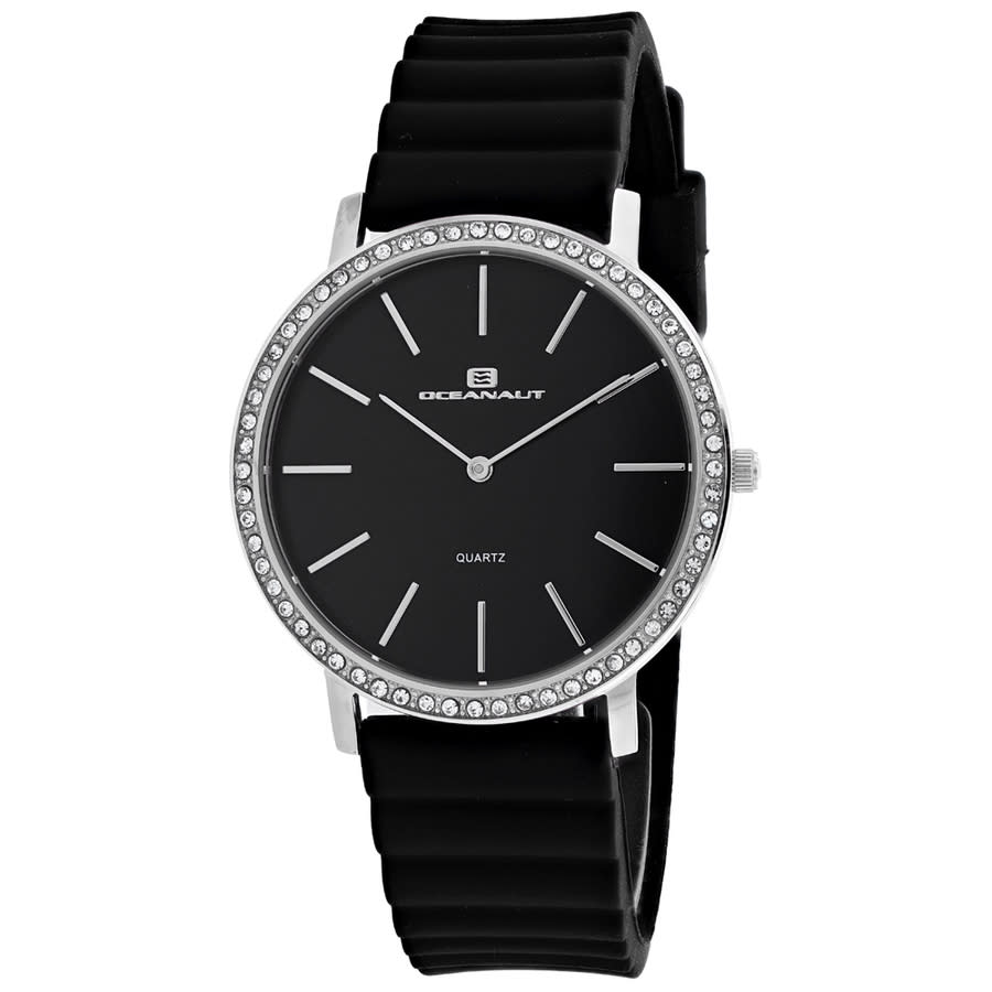 Oceanaut Ripple Quartz Black Dial Ladies Watch Oc0261