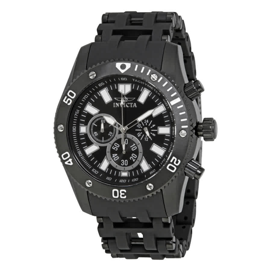 Invicta Sea Spider Chronograph Black Dial Mens Watch 14862