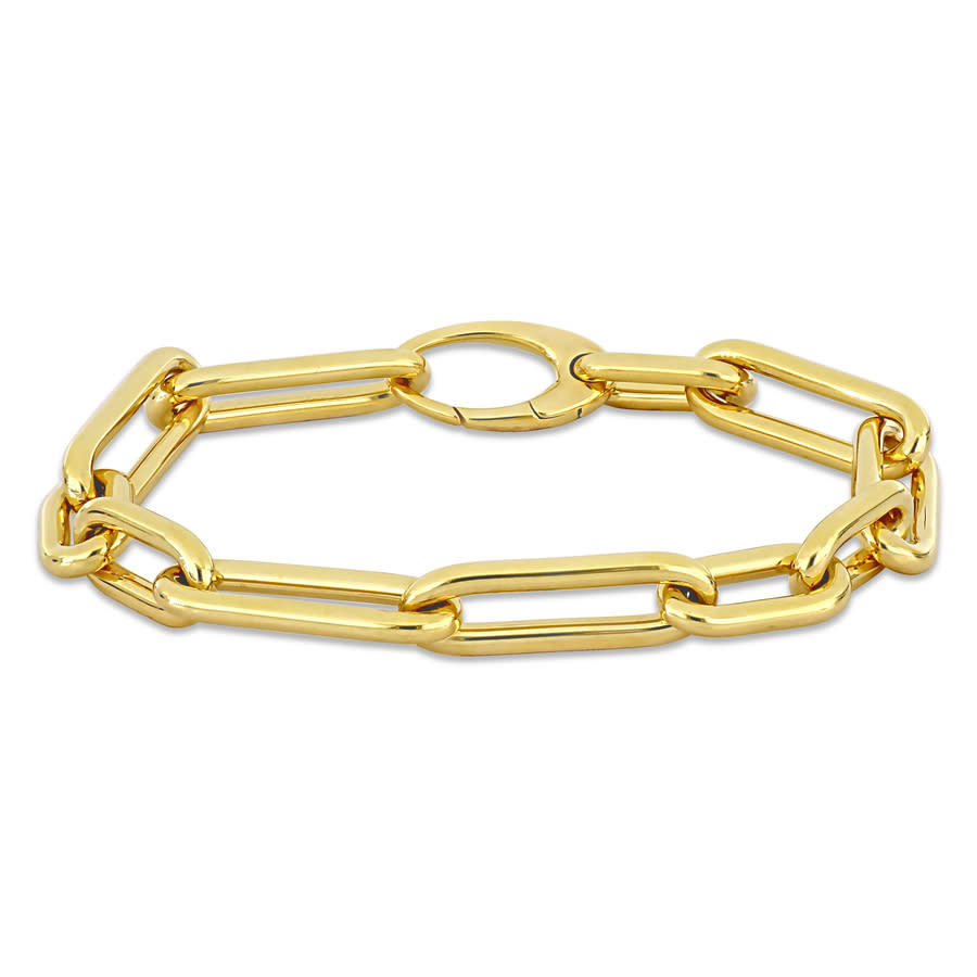 Amour Oval Link Bracelet In 14k Yellow Gold - 7 In