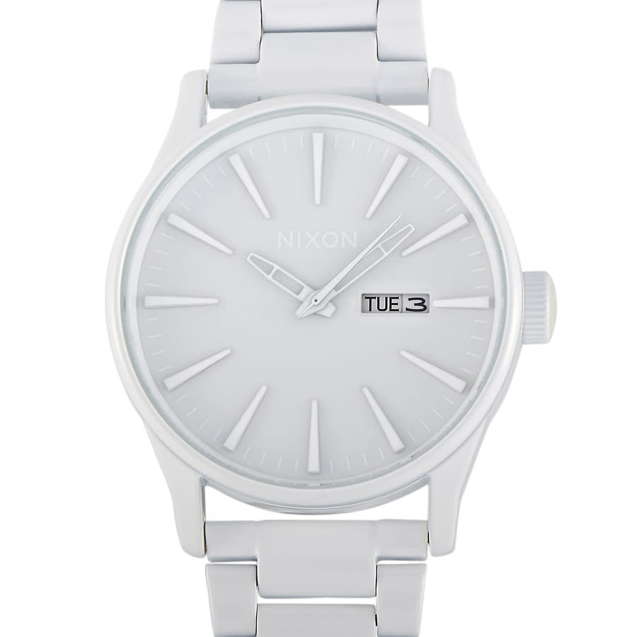 NIXON NIXON SENTRY SS QUARTZ SILVER DIAL UNISEX WATCH A356-126-00