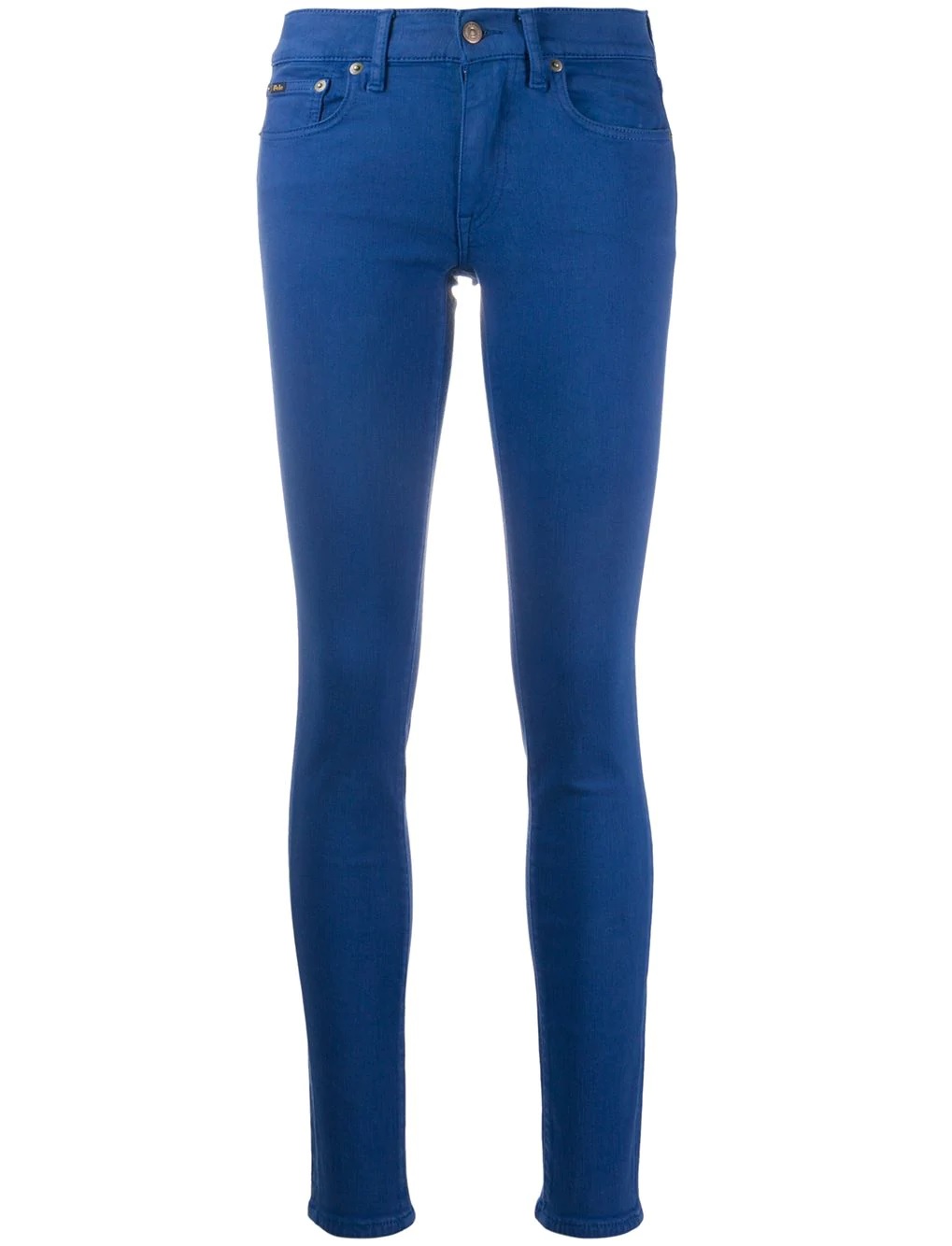 Polo Ralph Lauren Ladies Low-rise Tompkins Skinny Jeans In Blue
