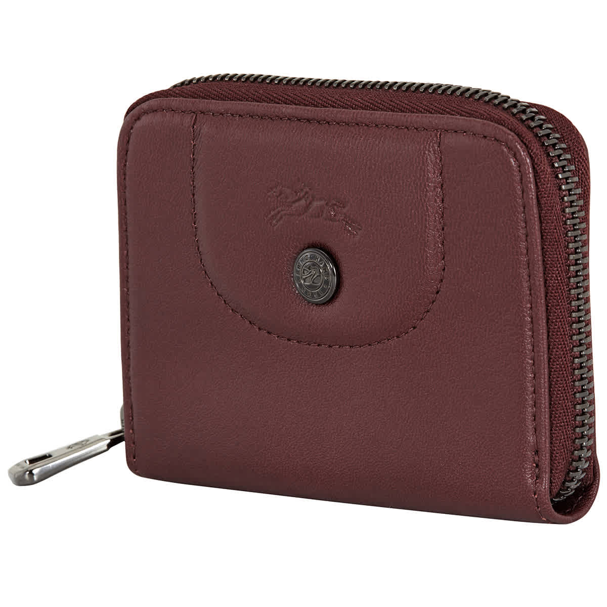 longchamp le pliage cuir key case