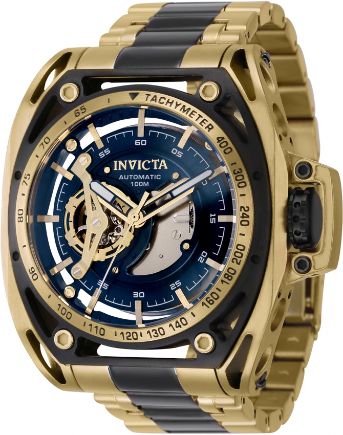 S1 Rally Dial Mens Watch 38147 In Black Blue / Gold / Gold Tone |