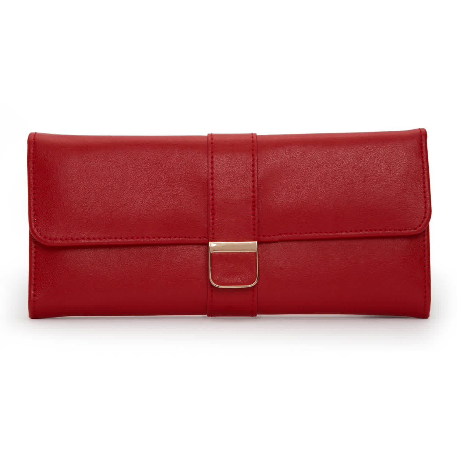 Wolf Palermo Red Jewelry Roll 213472 In Red