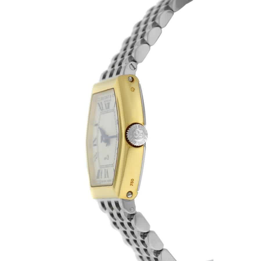 Shop Bedat No. 3 White Dial Ladies Watch 306 In Two Tone  / Blue / Gold / Gold Tone / White / Yellow