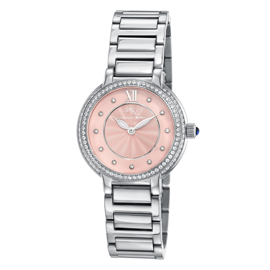 Shop Porsamo Bleu Stella Quartz Pink Dial Ladies Watch 1191fsts