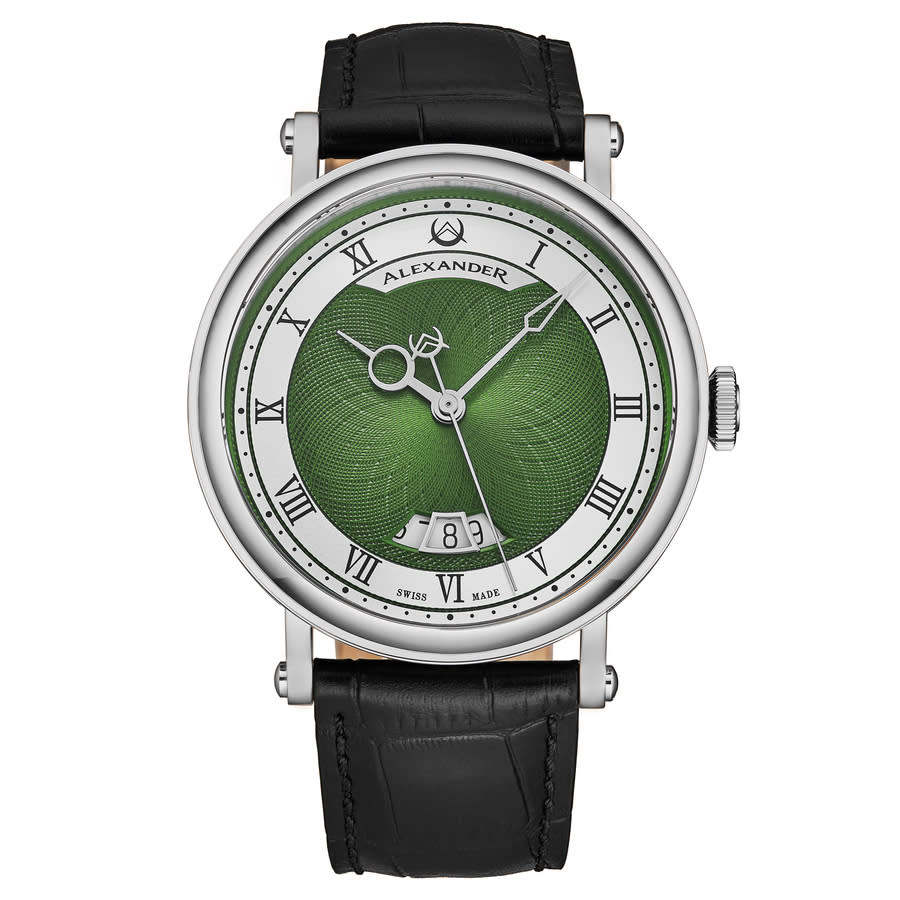 ALEXANDER ALEXANDER ALEXANDER 2 AUTOMATIC GREEN DIAL MENS WATCH A153-03