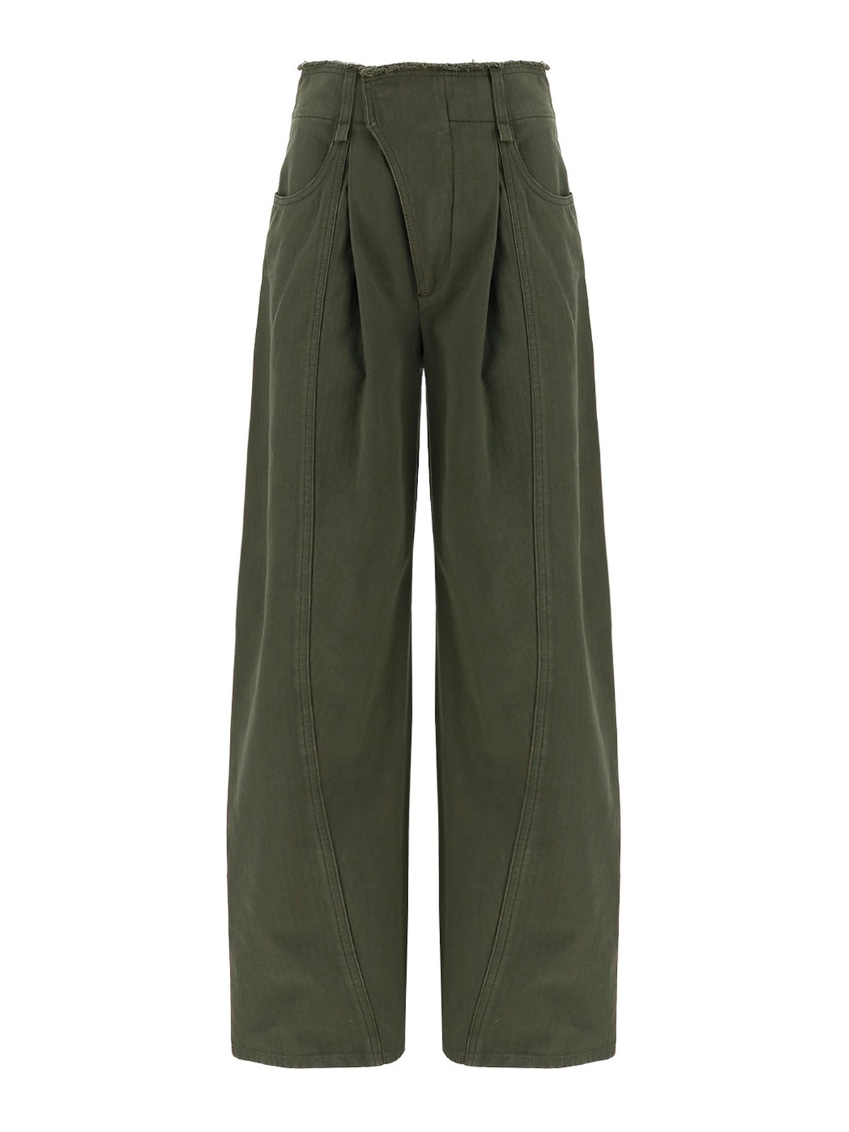 Chloé Chloe Ladies Grape Leaf Wide-leg Pants