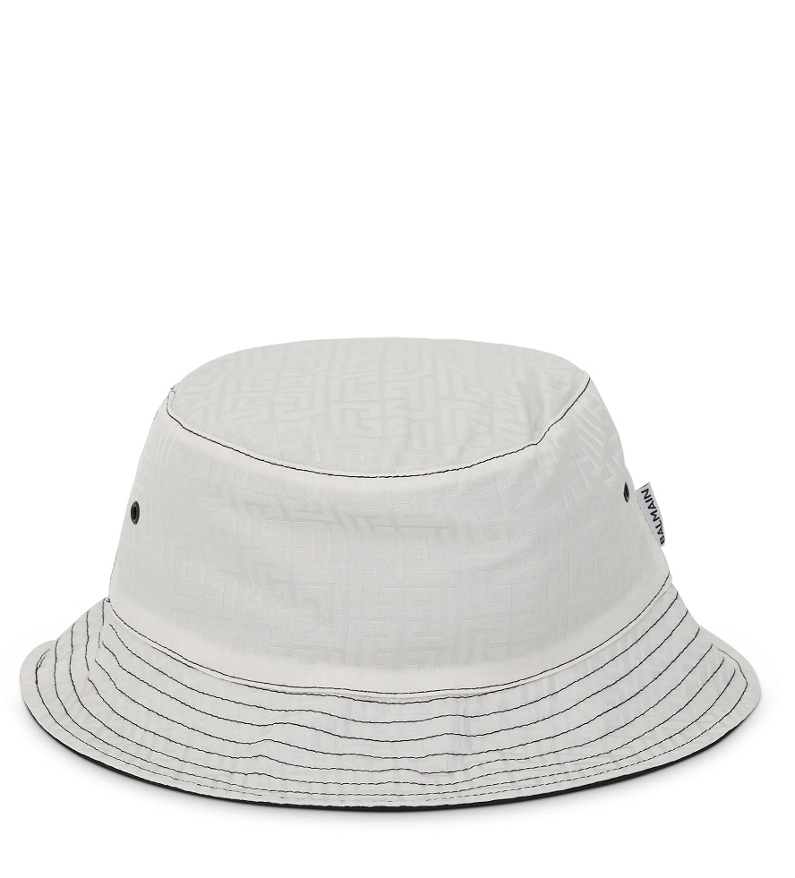 Balmain Bucket hat with monogram, Women's Accessories