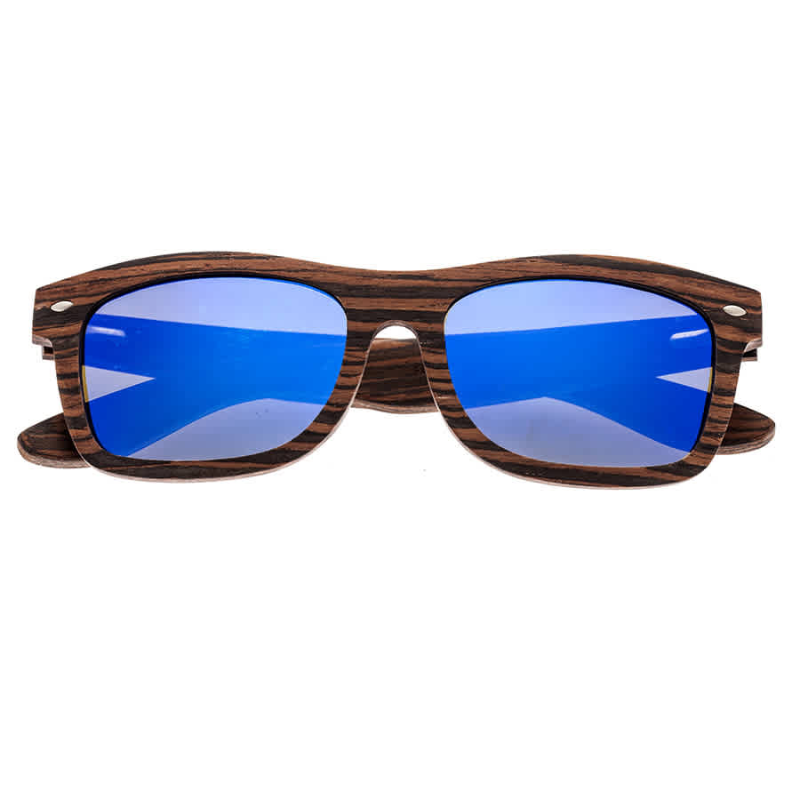 Earth Maya Wood Sunglasses In Blue / Spring